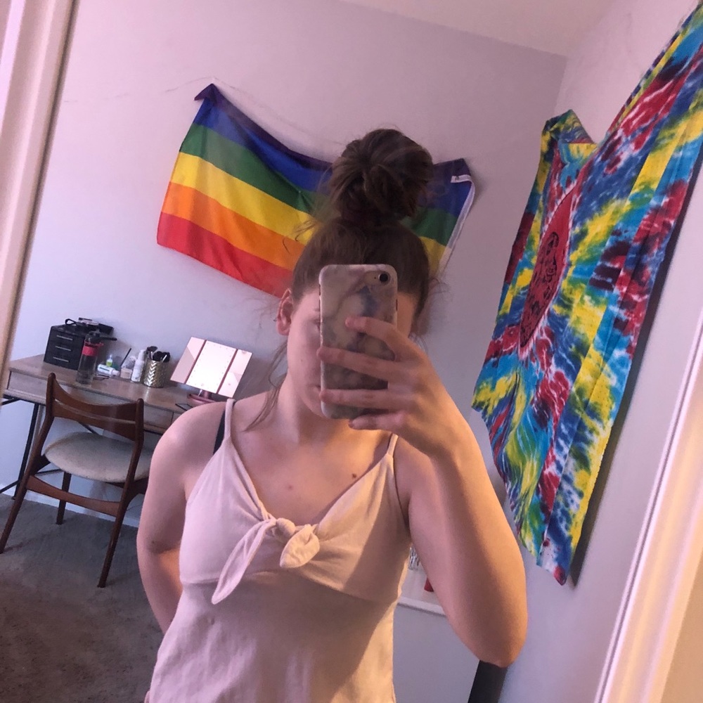 Pastel pink top